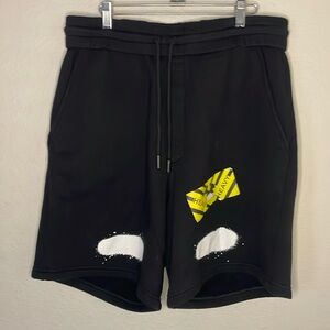 Off White Mirror “Main Label” Shorts size Large